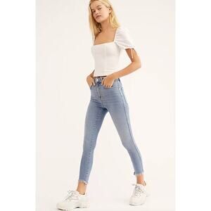 NWT Free People Raw High-Rise Jegging Jeans Size 29